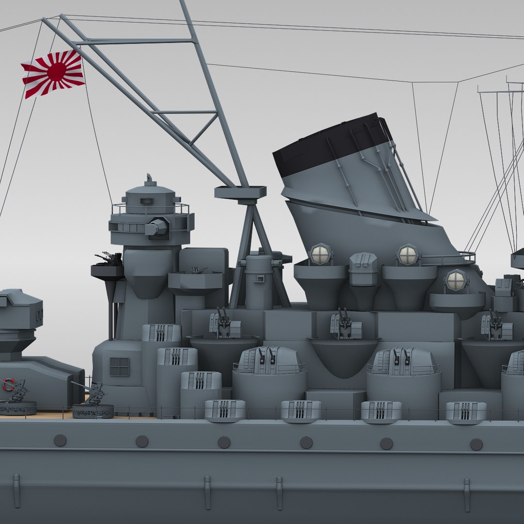 3d Model Ijn Yamato