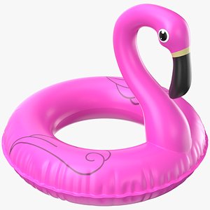 Detailed Flamingo Pool Raft Toy