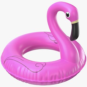Detailed Flamingo Pool Raft Toy