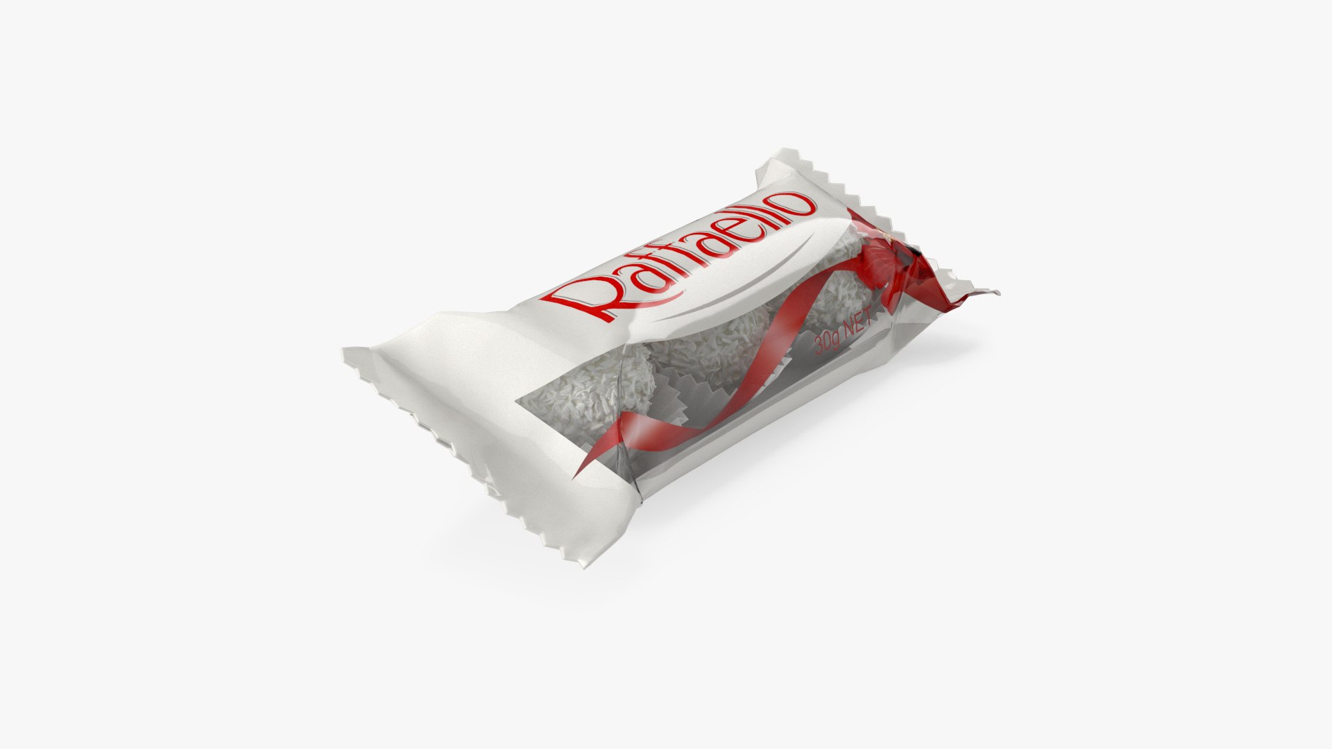 Ferrero Raffaello Candy Package 3PCs 3D model preview