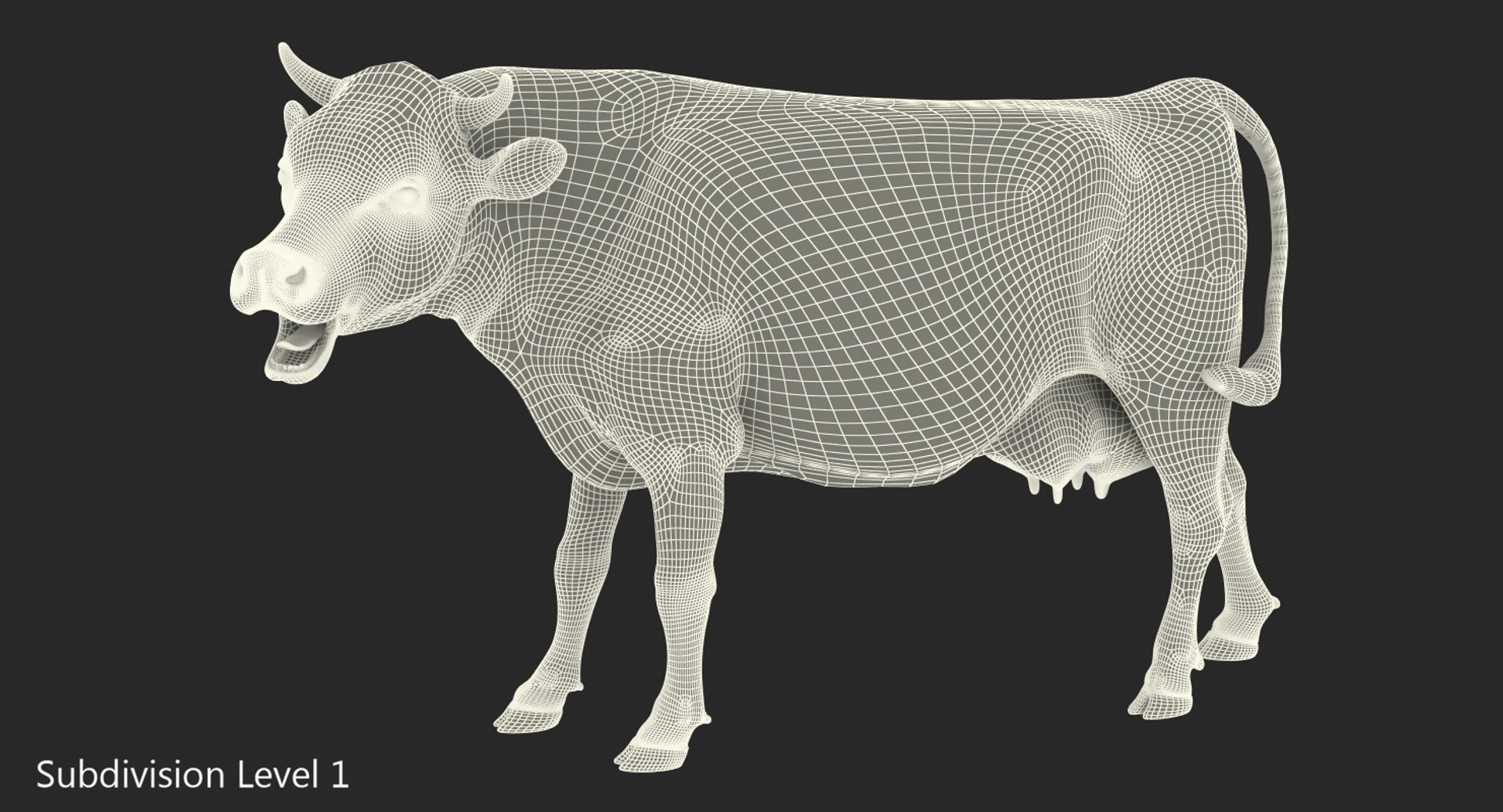 3D Dairy Cow Rigged Model - TurboSquid 1251950
