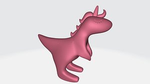 Cute Unicorn Dinosaur