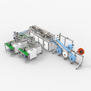 Medical Mask Machine Third Generation Full Version Fully Automatic Four-Layer mask machine