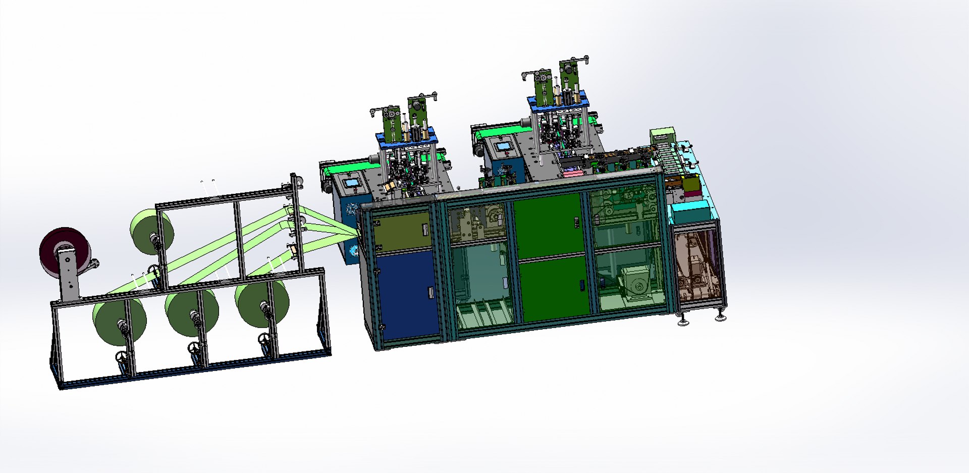 Medical Mask Machine Third Generation Full Version Fully Automatic Four ...