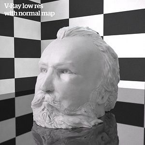 bust sculpture art composer