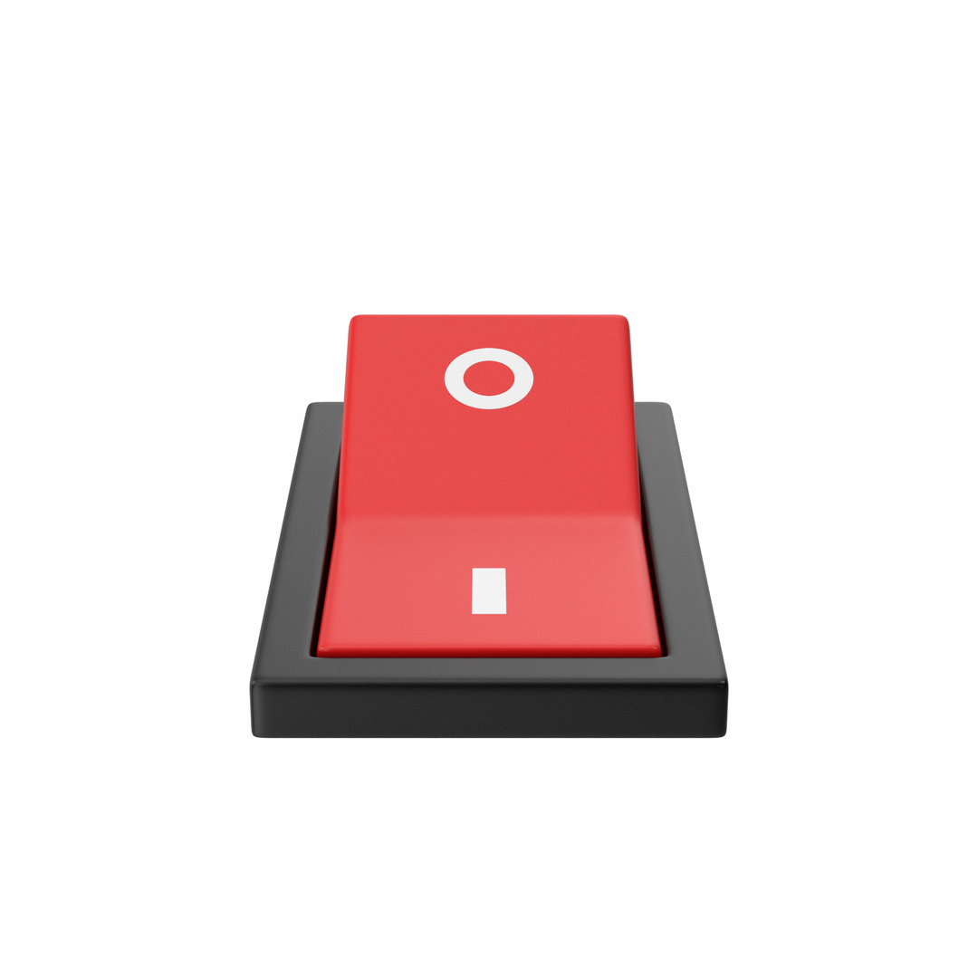 On Off Button 3D Model - TurboSquid 2351867