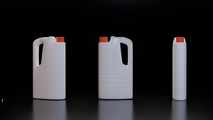 3D Cleanning Jel container model