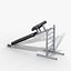 Sit-Up Bench 3D model