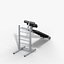 Sit-Up Bench 3D model