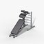 Sit-Up Bench 3D model