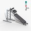 Sit-Up Bench 3D model