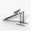 Sit-Up Bench 3D model