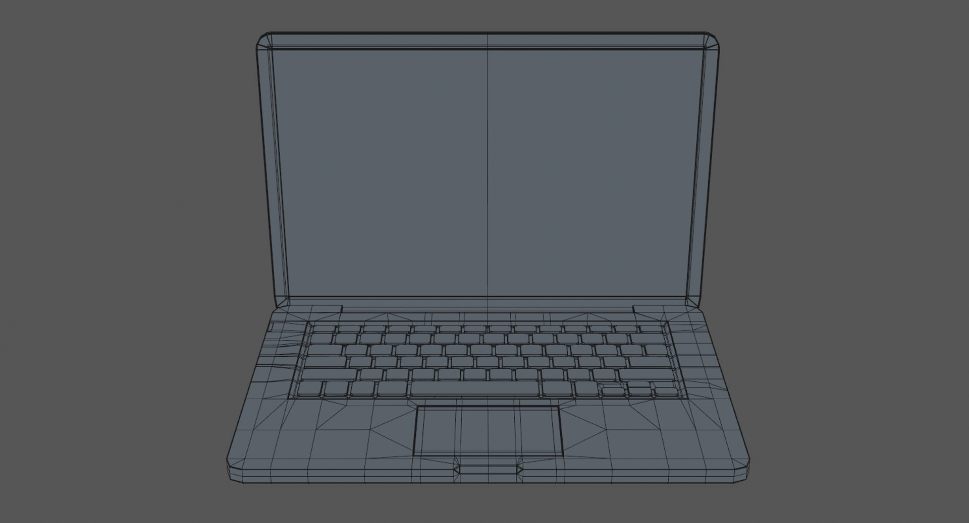 3d Model Realistic Laptop