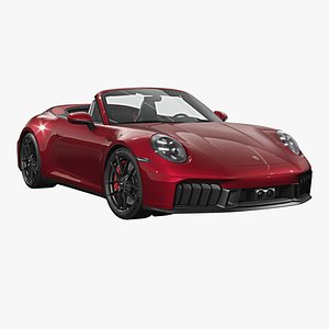 3D 2026 Porsche 911 Carrera 4 GTS Cabriolet 992 model