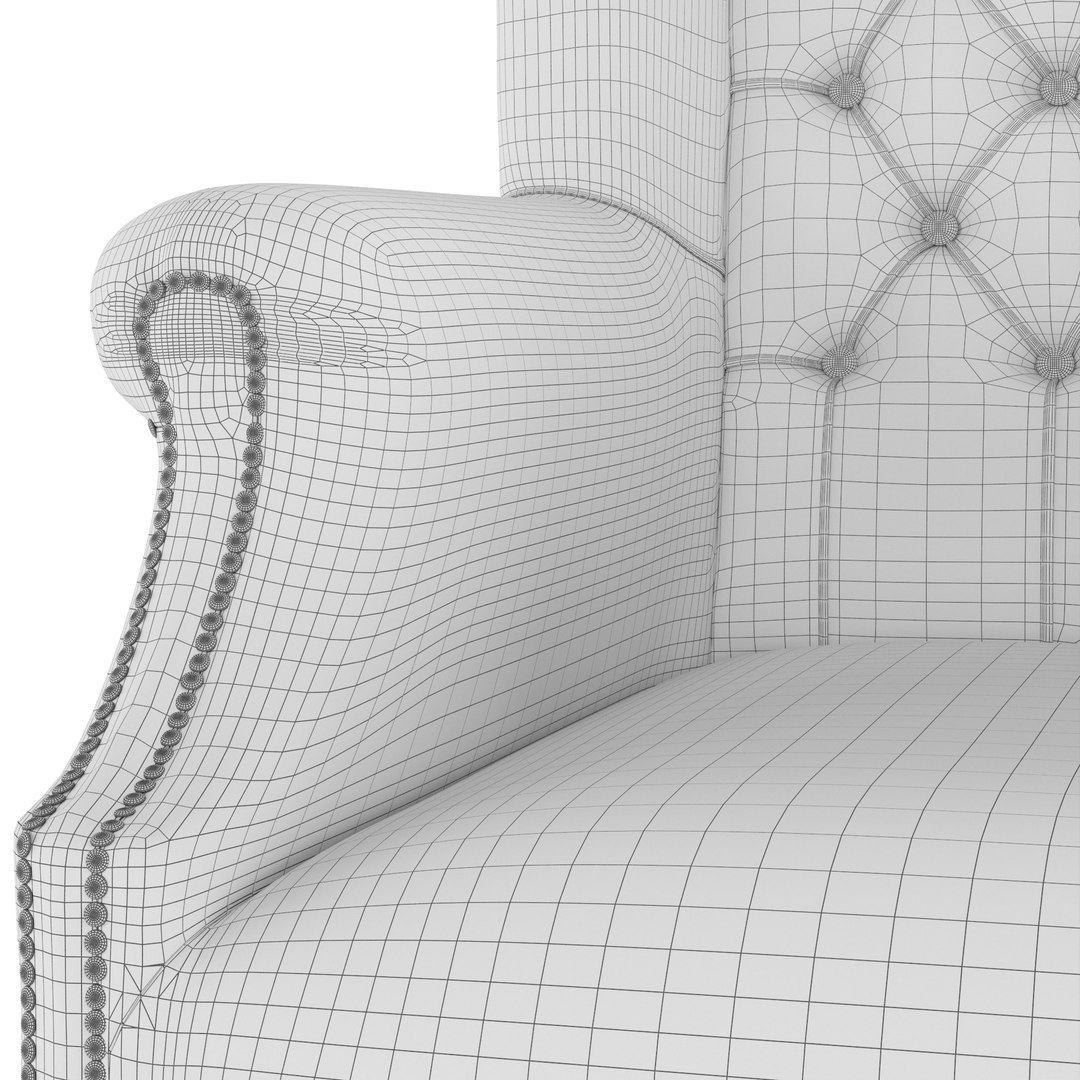 3D ArmChair President TurboSquid 1953849