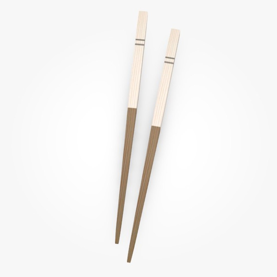 3d 3ds Asian Foodbox Chopsticks