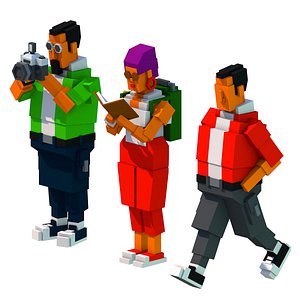 3D Cartoon PEOPLE 06