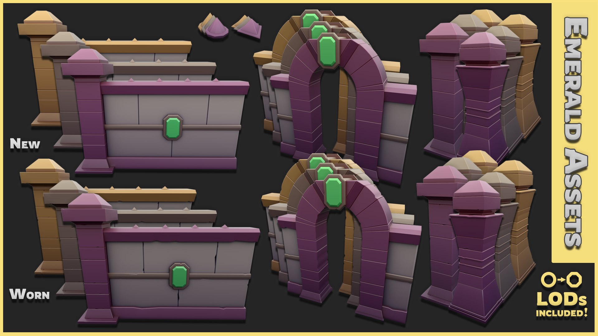 3D model Modular Stylized Low Poly Castle Walls Asset Pack https://p.turbosquid.com/ts-thumb/T9/vDYq6t/7s/emerald_assets/png/1722728797/1920x1080/fit_q87/c465ffb12d6692969a77305bffda39bef1a56167/emerald_assets.jpg