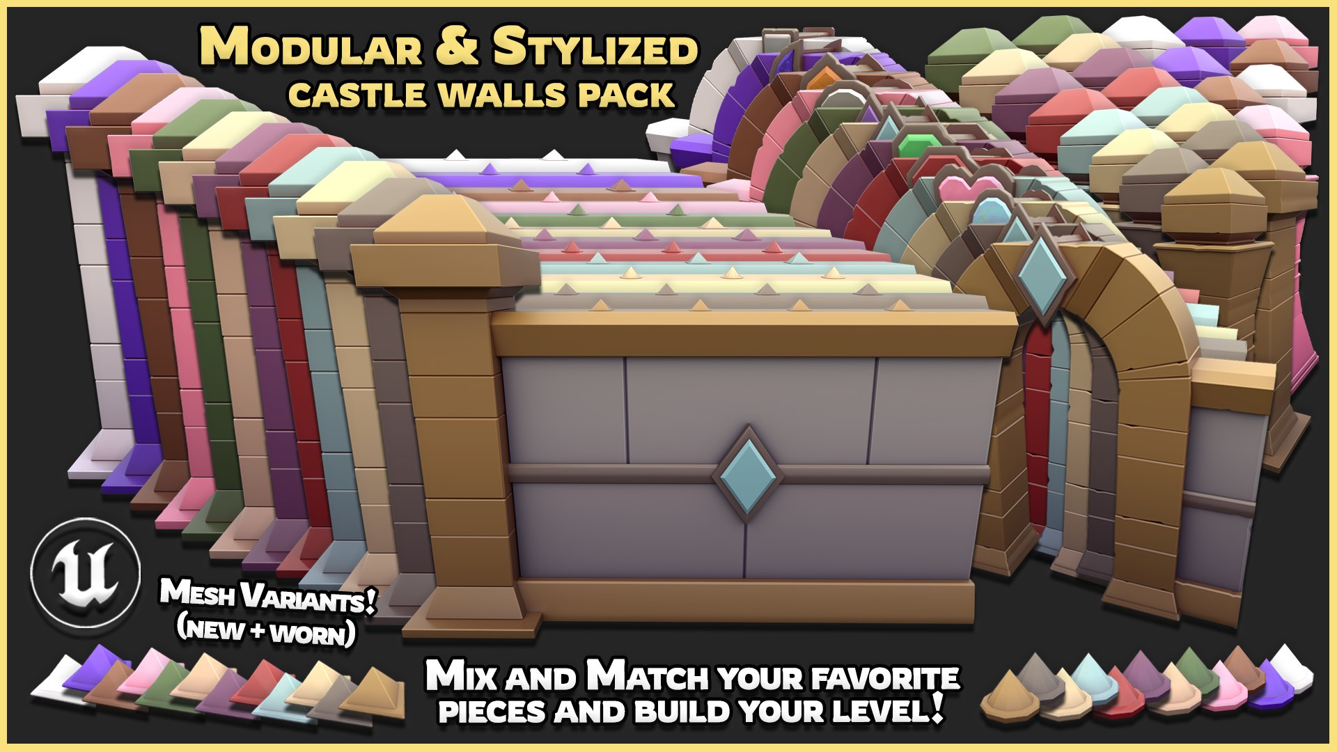 3D model Modular Stylized Low Poly Castle Walls Asset Pack https://p.turbosquid.com/ts-thumb/T9/vDYq6t/d4/1920_thumbnail/png/1722728787/1920x1080/fit_q87/b18cddd4e358069267deef1dd30598cb4893f4c8/1920_thumbnail.jpg