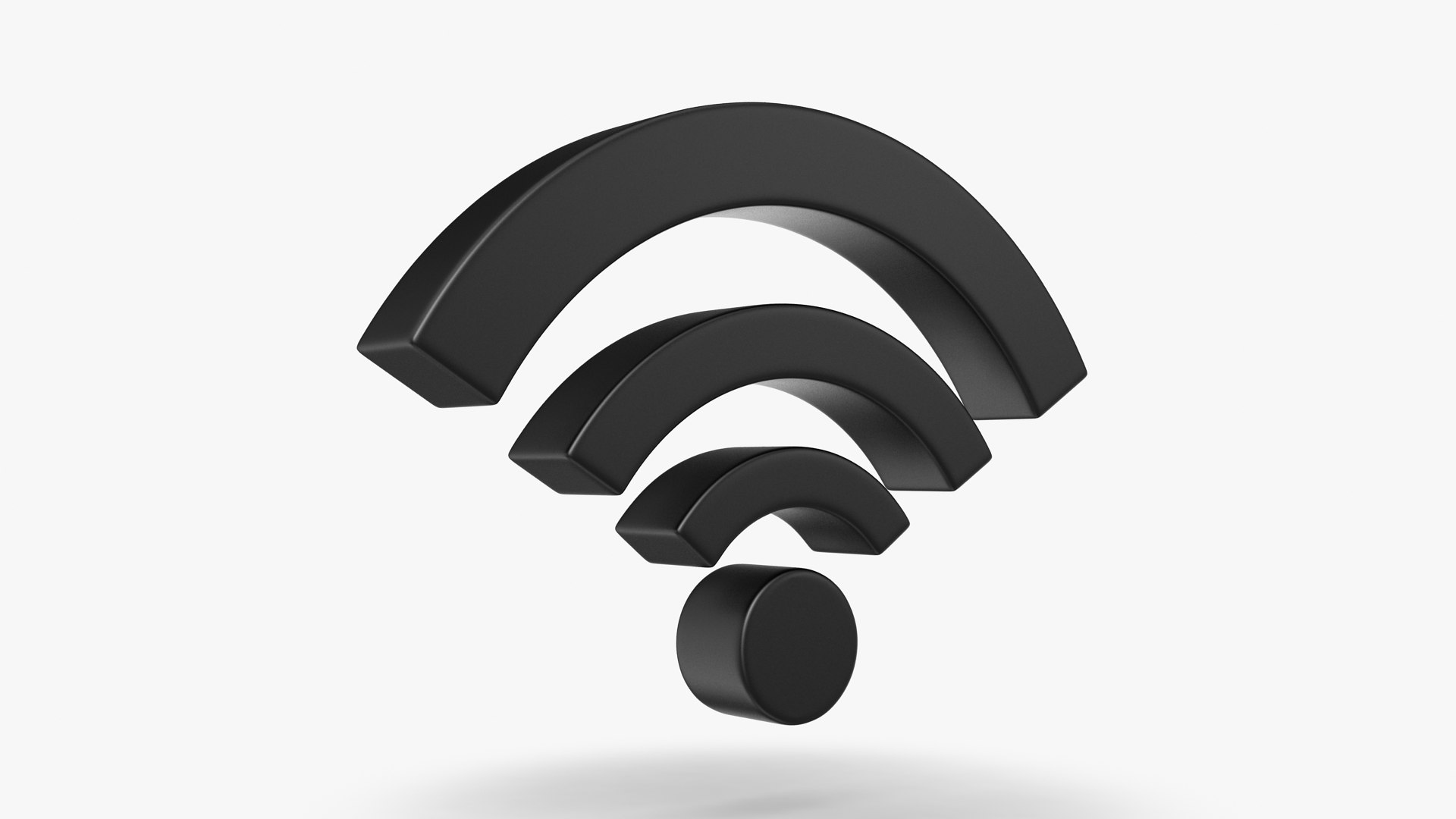 D Wifi Symbol Collection Turbosquid