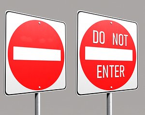 Do Not Enter Sign