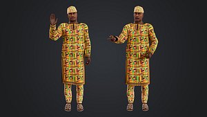 African Man Rigged