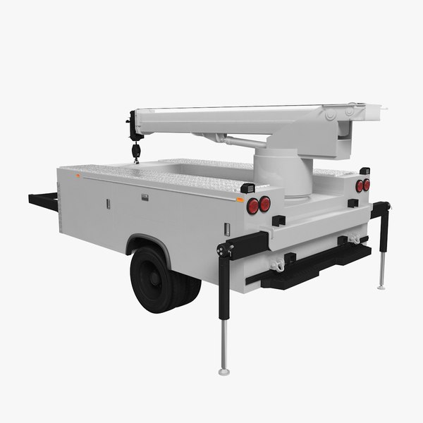 3D service truck shell TurboSquid 1560444