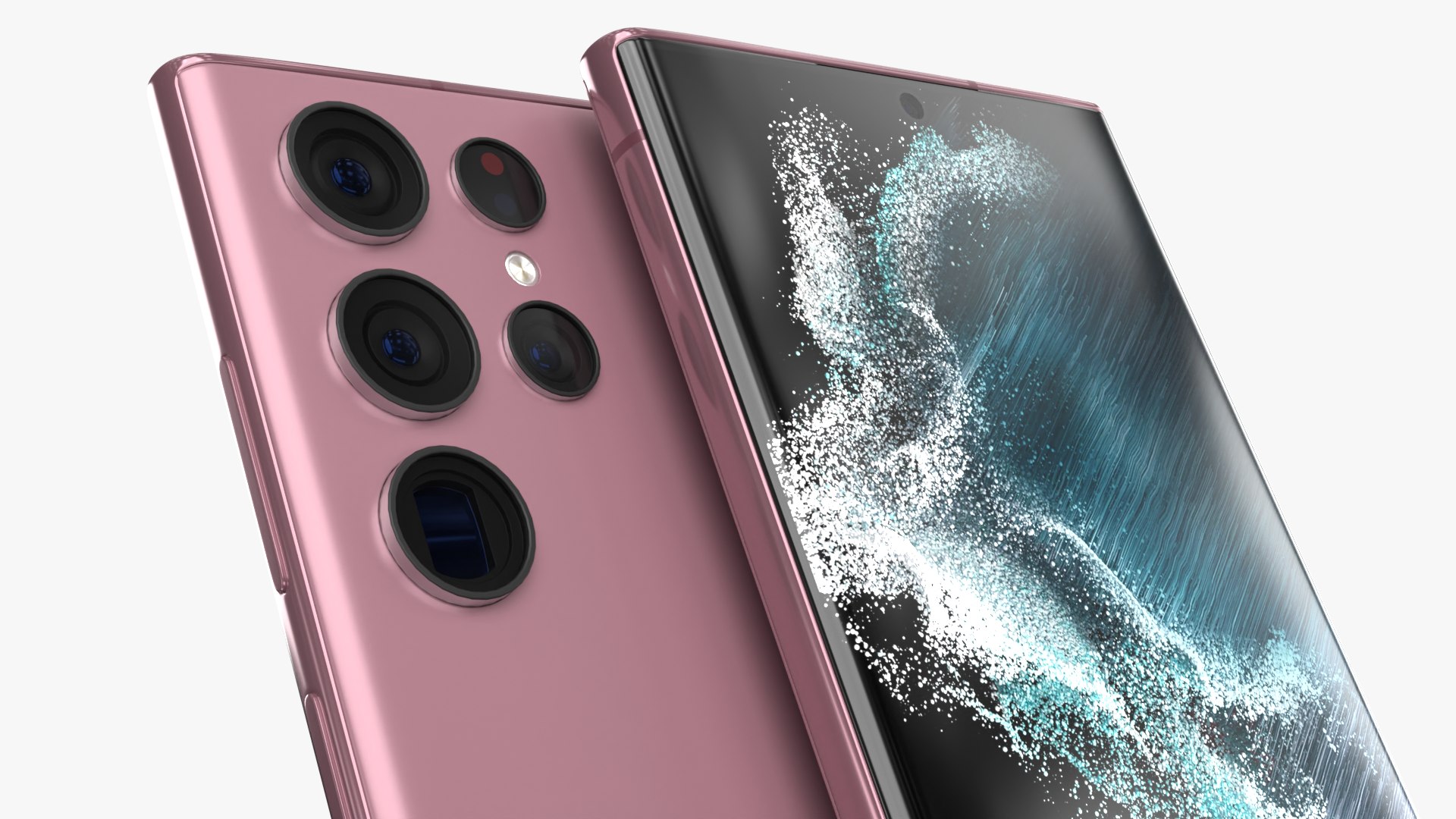 Samsung Galaxy S22 Ultra Burgundy 3D Model TurboSquid 1854909