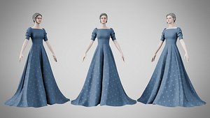 Dress 50 Fiord 3D model