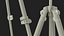 Professional Camera Tripod with DSLR 3D model