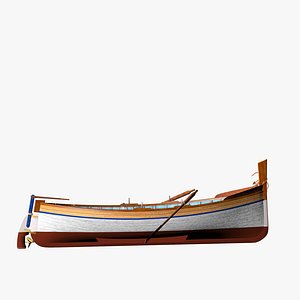 3D fishing motor boat spanish