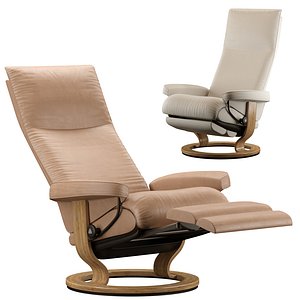 Stressless Aura Recliner 3D model