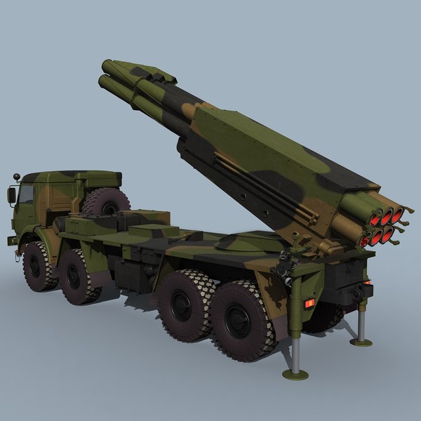 mlrs battery smerch 3d max