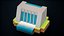 Lowpoly Cartoon Hydropower Plant PBR