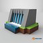 Lowpoly Cartoon Hydropower Plant PBR