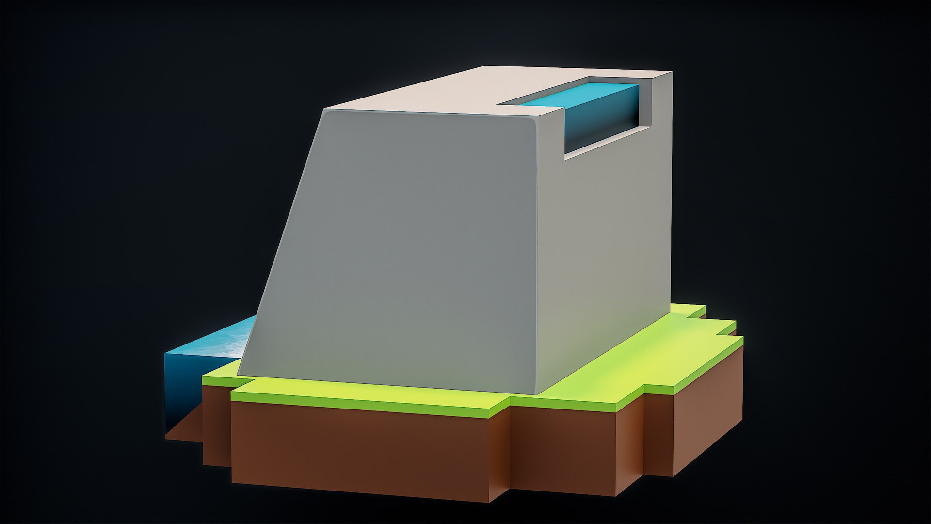 Lowpoly Cartoon Hydropower Plant PBR 3D model https://p.turbosquid.com/ts-thumb/TA/WIjgs6/GO/r_viewport_073/png/1700403670/1920x1080/fit_q87/5fcd5a425777233c876bad18e44a557557d32a6a/r_viewport_073.jpg