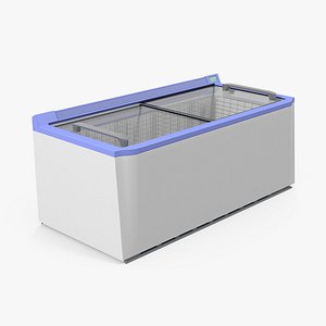 Glass Top Display Chest Freezer