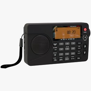 Travel Radio Portable 3D model