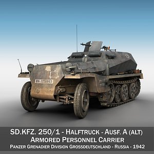 SD.KFZ 250 - Halftruck - PzGrenDiv