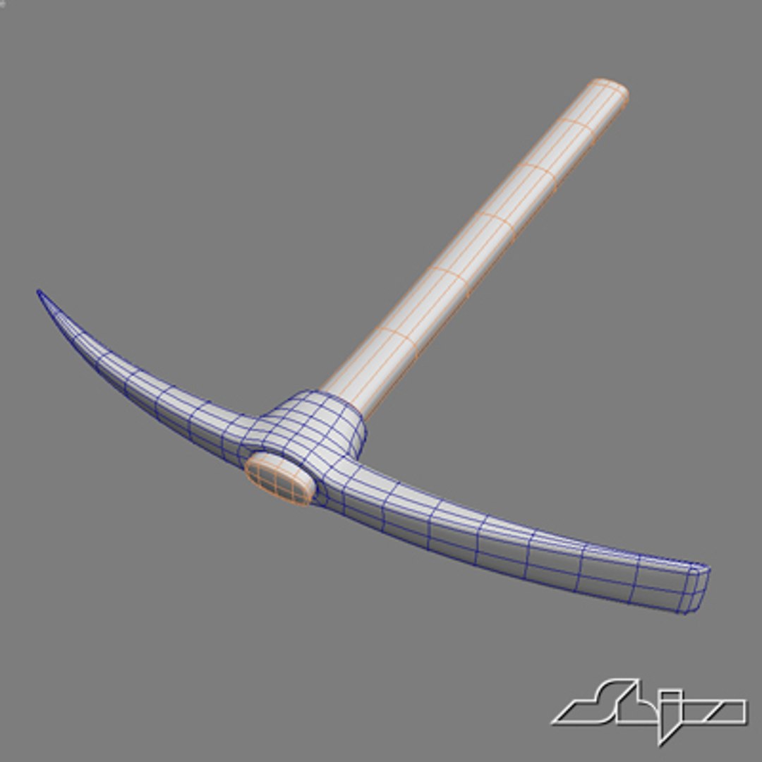 Pickaxe Axe 3d 3ds