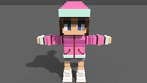 Girl Voxel