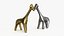 Statuette Figurines Girafe