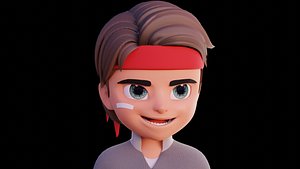 Cartoon Boy - FULLY RIGGED model