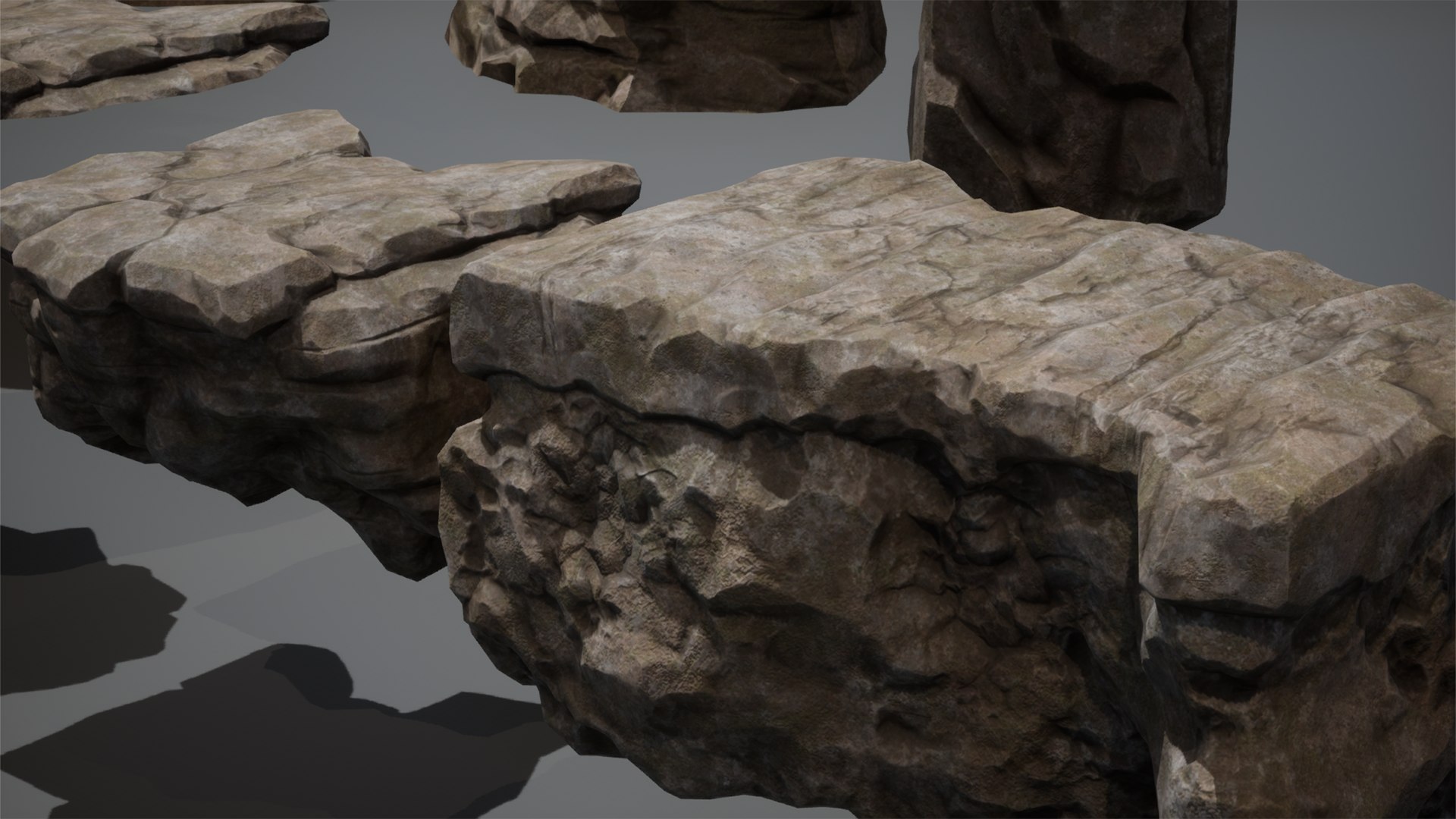 3D Model Cave Rocks Collection - TurboSquid 2198250