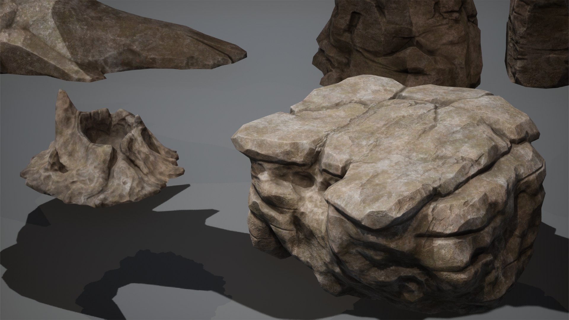 3D Model Cave Rocks Collection - TurboSquid 2198250