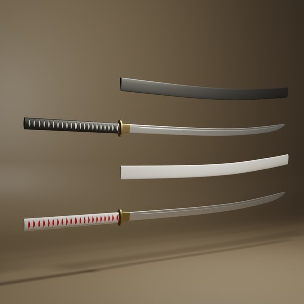 3D Katana Japanese Sword - TurboSquid 2077439