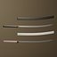 3D Katana Japanese Sword