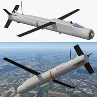 Aerial Bomb GBU-53-B StormBreaker Game Ready