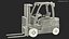 Electric Forklift 3D model