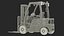 Electric Forklift 3D model